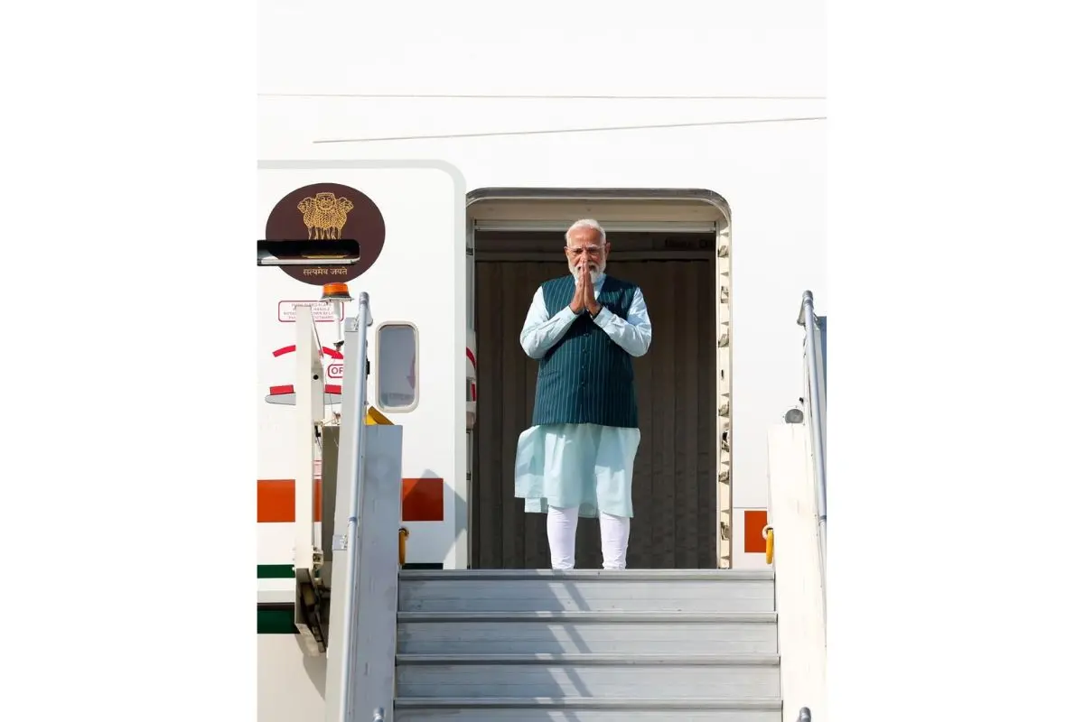 PM Modi before embaring on a five-nation visit on Friday, May 15 | Photo: X