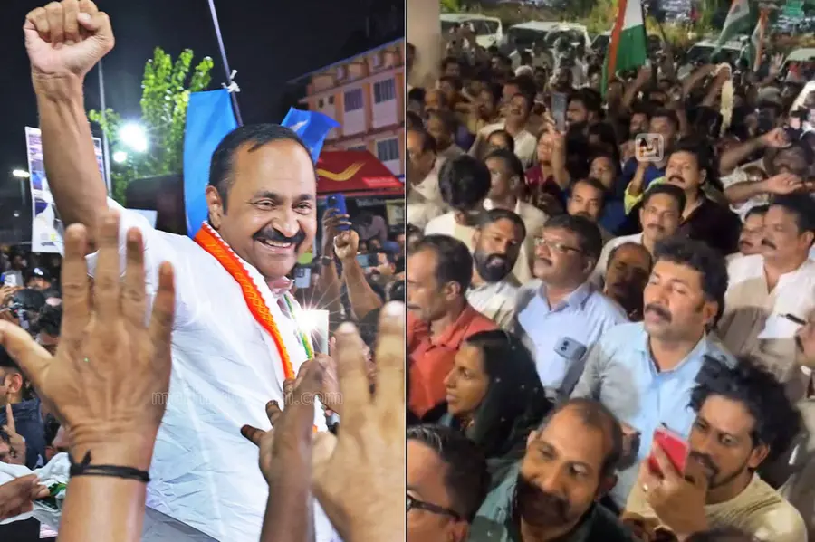 കണ്ണേ കരളേ വിഡിഎസ്സേ...; കൊച്ചിയിൽ സതീശന് വൻസ്വീകരണം, എത്തിച്ചേർന്നത് നൂറുകണക്കിന് UDF പ്രവർത്തകർ