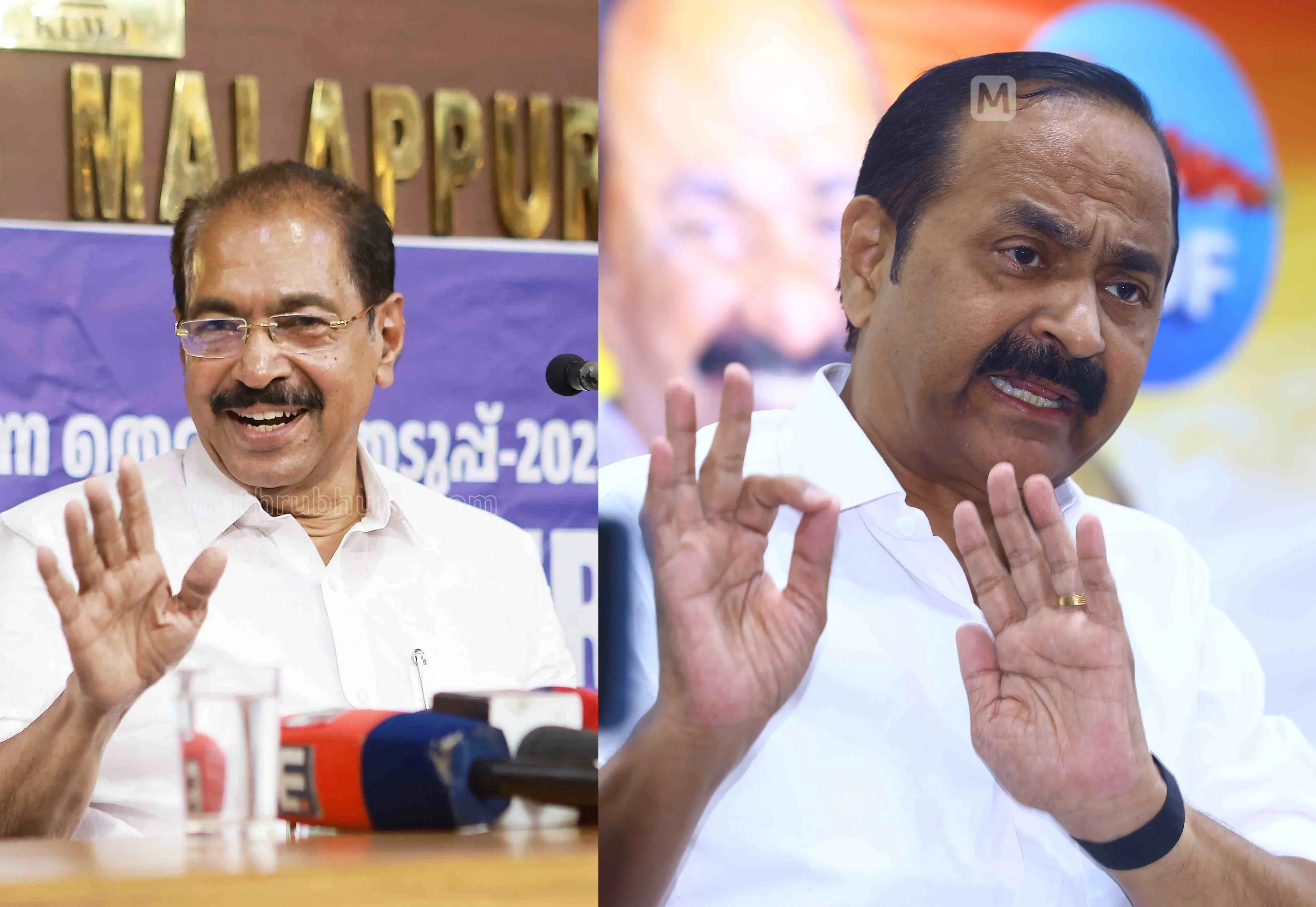 Sunny Joseph; V D Satheesan | Photos: Mathrubhumi