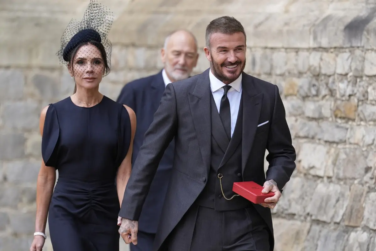 David Beckham with his wife Victoria | AP