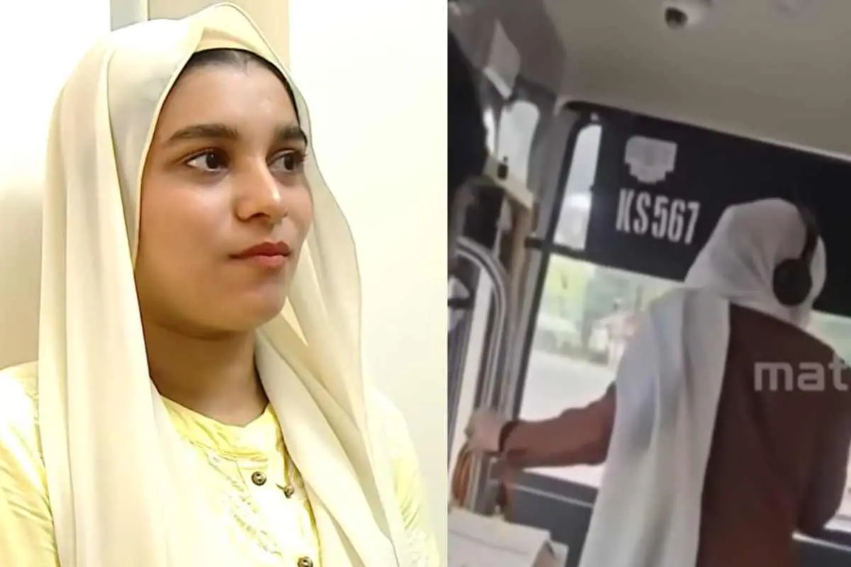 മുംതാസ്, ബസിലെ സംഭവത്തിന്റെ ദൃശ്യം | Screengrab: Mathrubhumi News