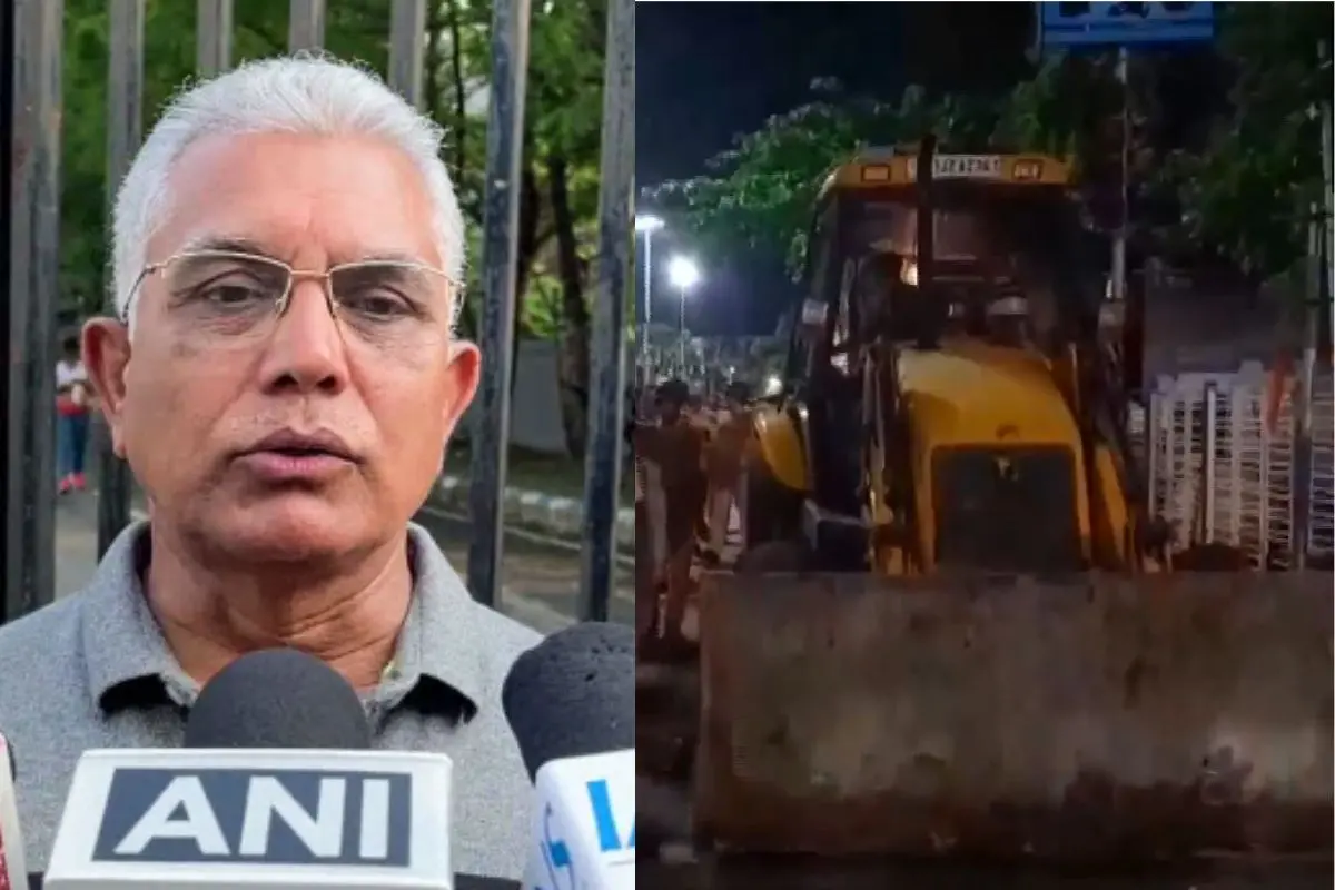 Dilip Ghosh, West Bengal is adopting a strict bulldozer policy against illegal structures