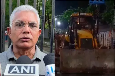 Bulldozer action in Bengal: Dilip Ghosh signals UP-style crackdown on encroachments | WATCH