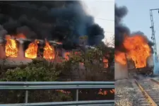 തീപടർന്നത് ഉറക്കത്തിനിടെ, ഒട്ടേറെ മലയാളികൾ; കത്തിയമർന്ന് B-1 കോച്ച്, ലഗേജുകൾ ചാരമായി | വീഡിയോ