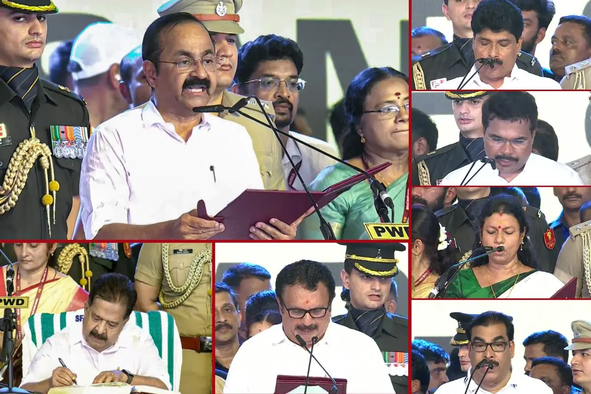 Kerala government led by VD Satheesan takes oath