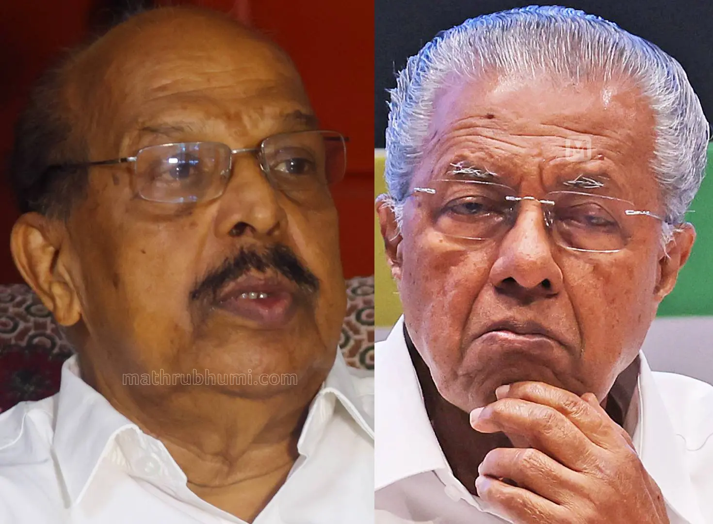 ജി. സുധാകരൻ, പിണറായി വിജയൻ | Photo:Mathrubhumi
