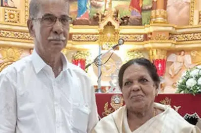 At twilight of life, 76-yr-old Thomas weds 74-yr-old Leelamma in Kottayam