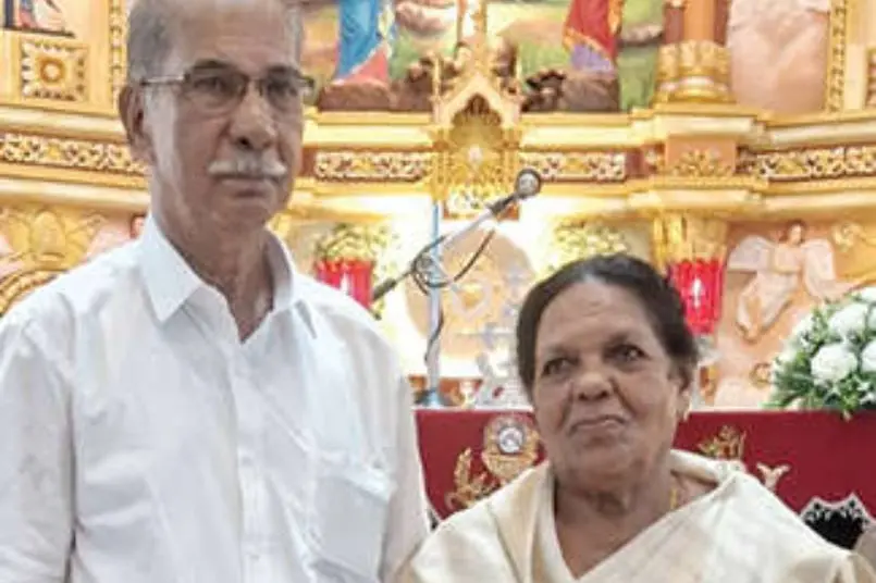 At twilight of life, 76-yr-old Thomas weds 74-yr-old Leelamma in Kottayam