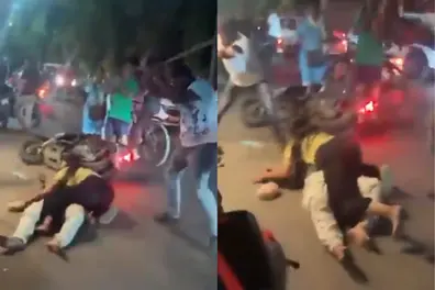 Odisha shocker: Couple attacked on public road; woman seen shielding partner from blows
