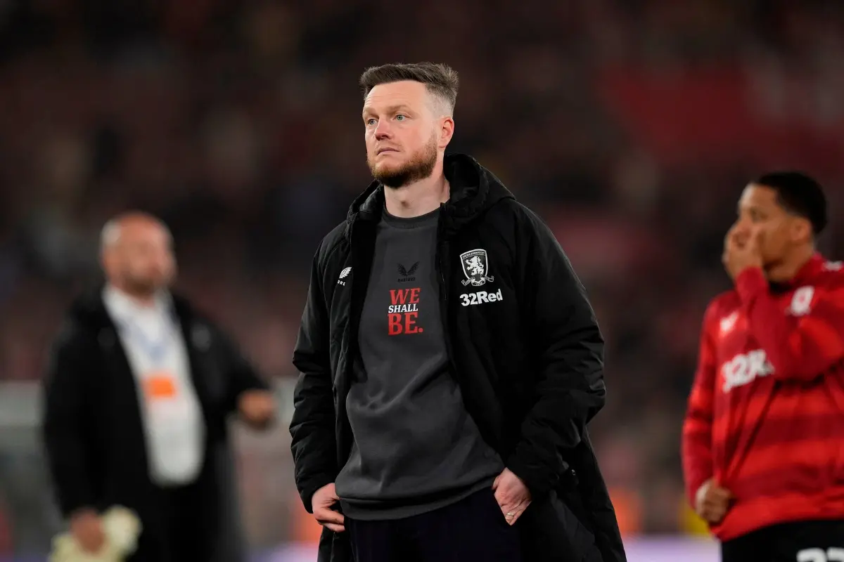 File: Middlesbrough manager Kim Hellberg | Photo:AP