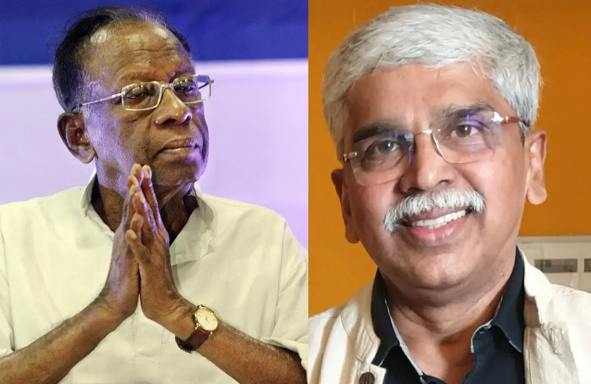 സുകുമാർ അഴീക്കോട്, എസ് ഗോപാലകൃഷ്ണൻ | ഫോട്ടോ: മാതൃഭൂമി