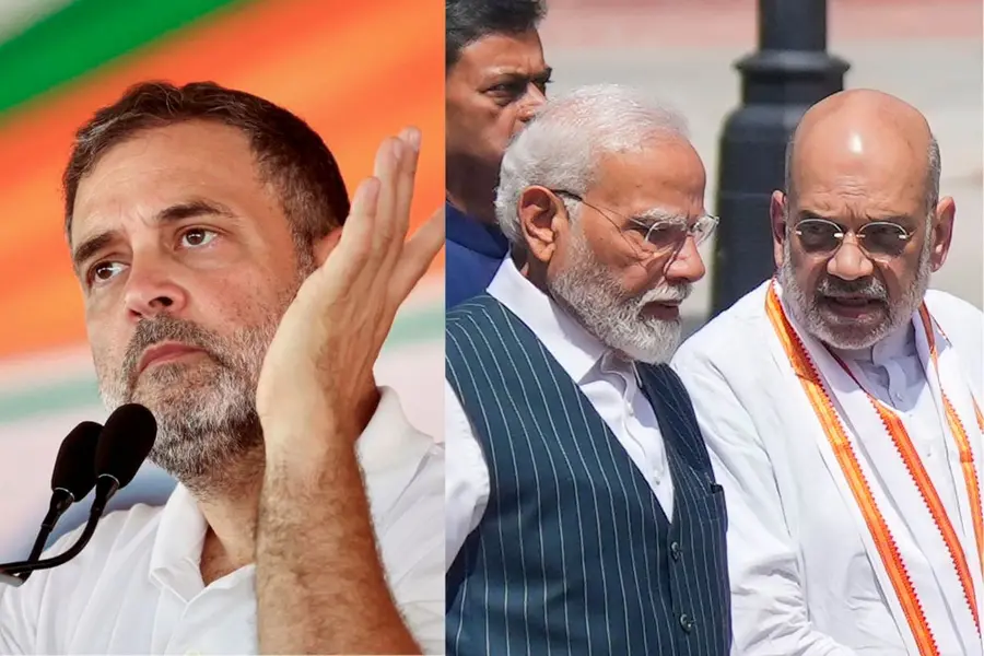 Rahul Gandhi, Narendra Modi, Amit Shah