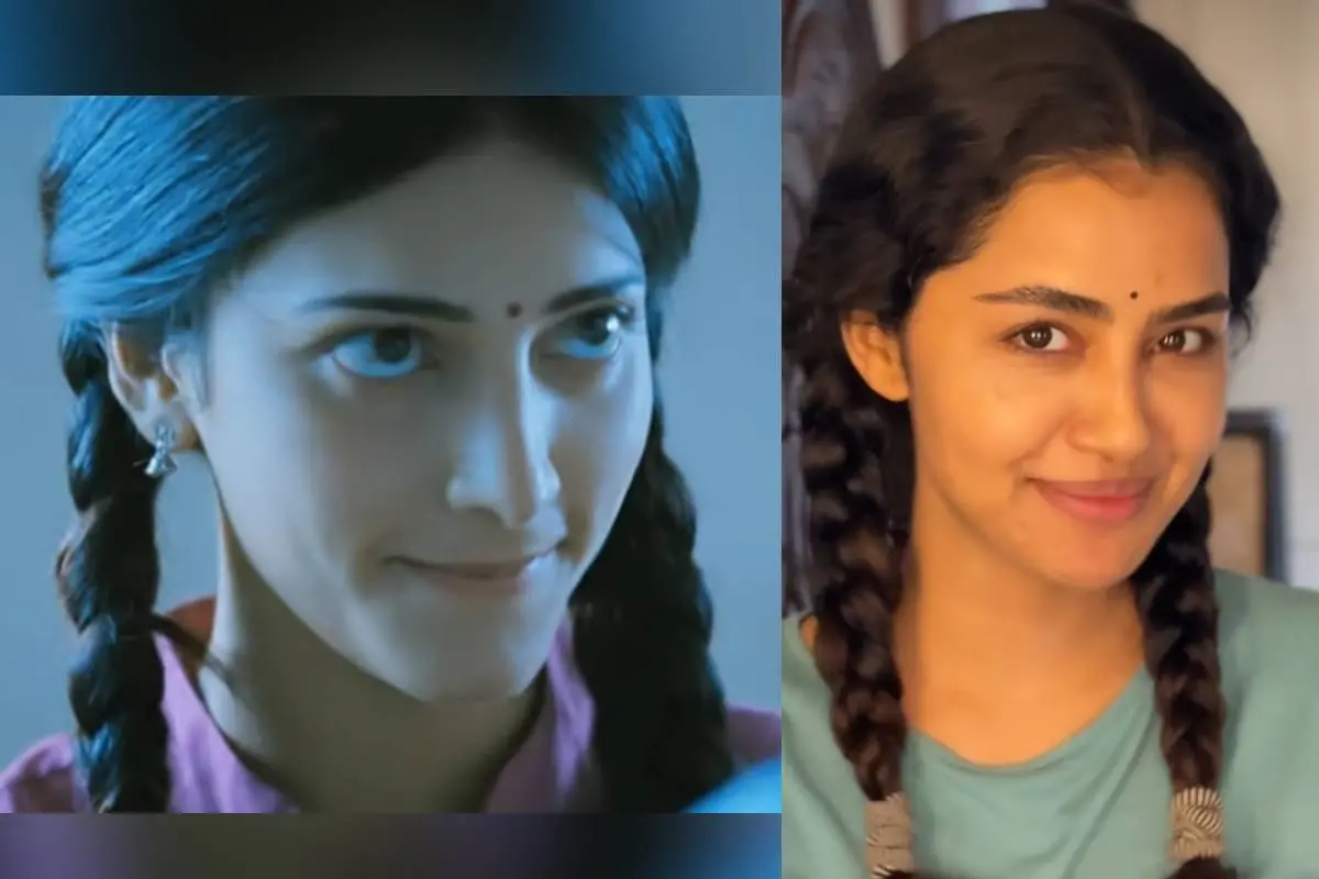 'ത്രീ'യിലെ ഗാനത്തിൽ ശ്രുതി ഹാസൻ, അനുപമ പങ്കുവെച്ച വീഡിയോയിൽനിന്ന്.