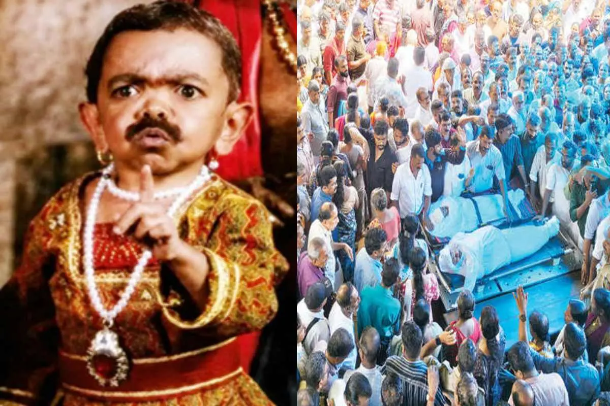 A still from the movie Athbhutha Dweepu, when the bodies of Ismail and Sajeesh Kumar — who died in a vehicle accident — were kept for public viewing in Kannavam town…"