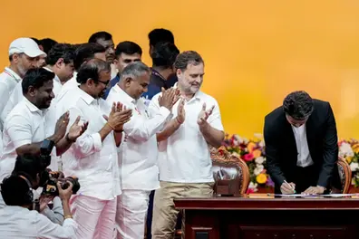 Vijay’s biggest political move yet: 23 ministers sworn in as Congress returns after decades