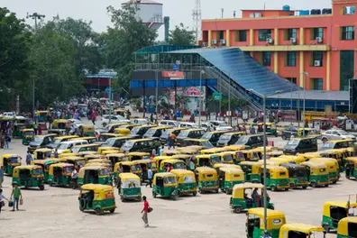 ‘Can’t survive like this anymore’: Delhi drivers protest rising diesel, petrol and CNG costs