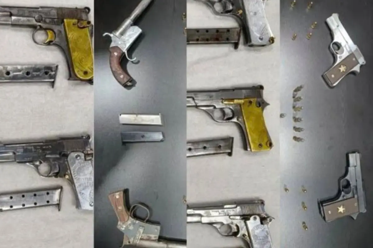 Seized firearms and ammunition recovered during STF-led raids across multiple districts of West Bengal as police intensify crackdown on suspected illegal arms networks.