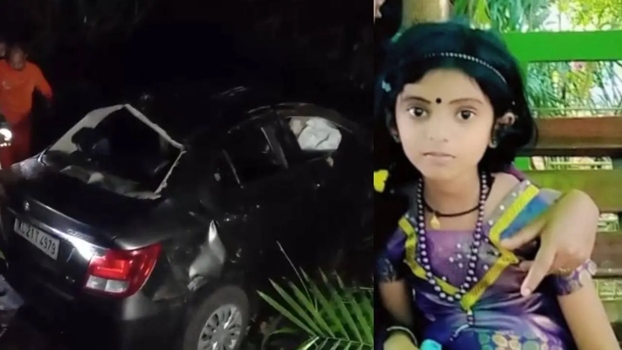 അപകടത്തില്പ്പെട്ട കാര്, ത്രയ നന്ദ