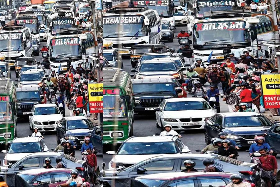 kozhikode-city-traffic