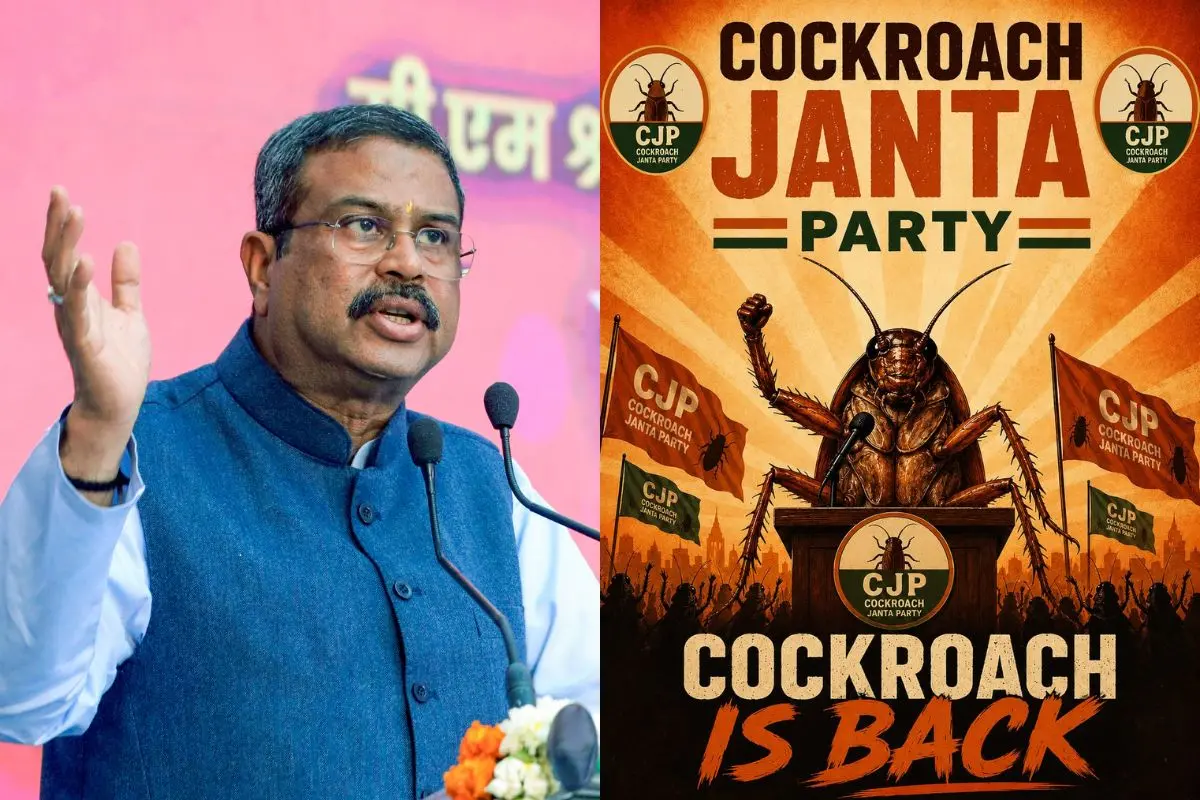 Education Minister Dharmendra Pradhan, Cockroach Janta Party