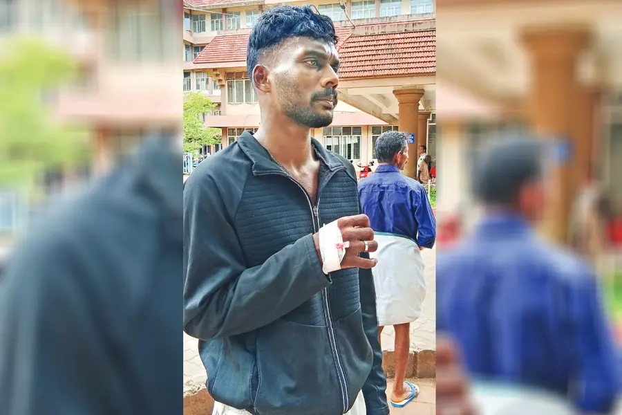 കൈകാണിച്ചിട്ടും ബൈക്ക് നിർത്തിയില്ല; അച്ഛനൊപ്പം സ്റ്റേഷനിലെത്തിയ 21-കാരന് പോലീസിന്റെ ക്രൂരമർദനം