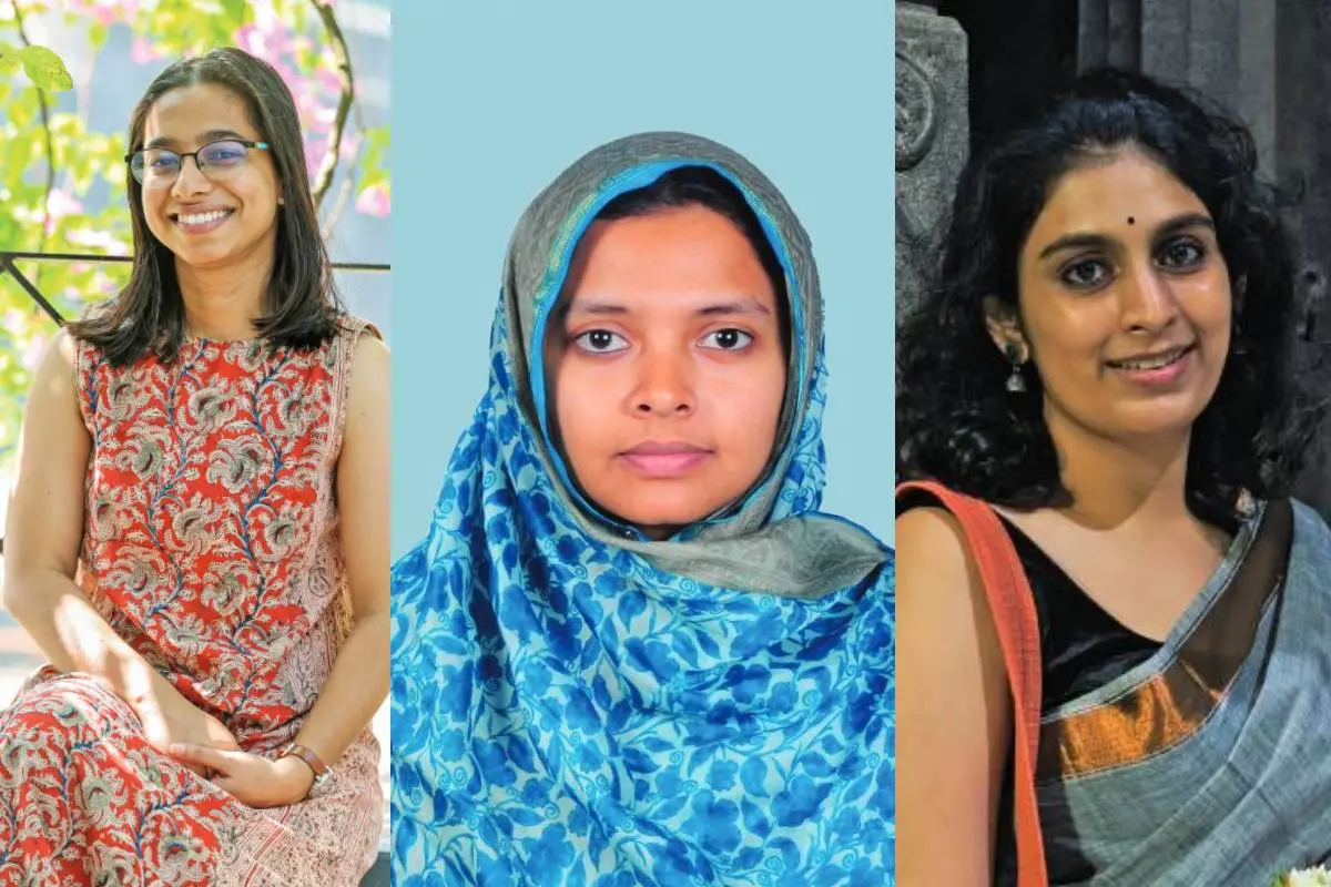 ആര്ദ്ര കെ.എസ്., നൂറ, ഐശ്വര്യ ജലജ പ്രദീപ്