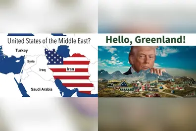 ‘United States of Middle East?’ Trump shares shocking Iran map on Truth Social; pokes Greenland too