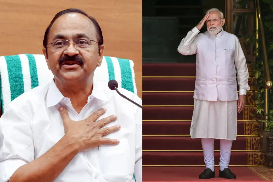 V.D. Satheesan- Narendra Modi | Photos: PTI