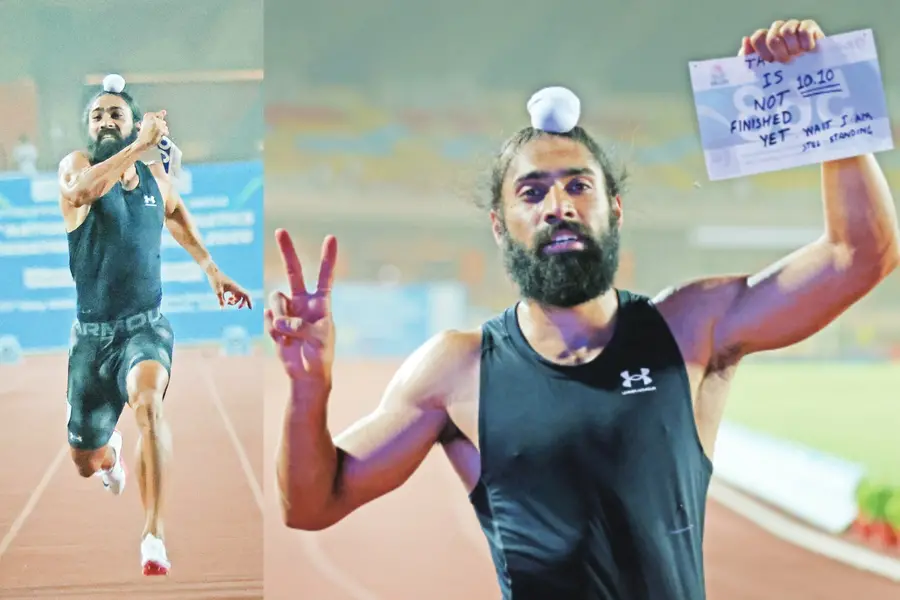 10.09 സെക്കൻഡിൽ ചരിത്രം പിറന്നു; ട്രാക്കിലെ എക്കാലത്തെയും വേഗമേറിയ ഇന്ത്യക്കാരനായി ഗുരീന്ദർവീർ സിങ്