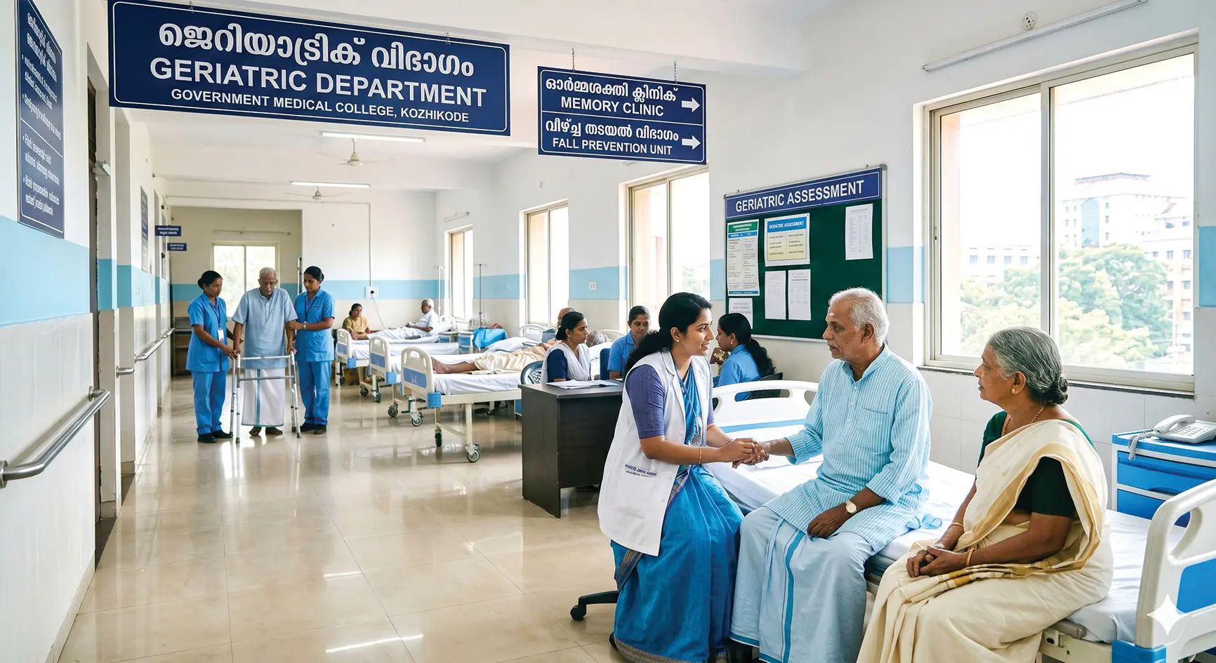 വയോജന ചികിത്സാവിഭാഗത്തിന്റെ എ.ഐ. ചിത്രം