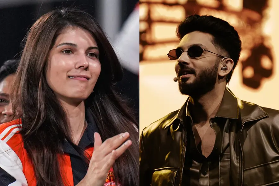 File photos of popular South Indian music composer Anirudh Ravichander and Sunrisers Hyderabad co-owner Kavya Maran