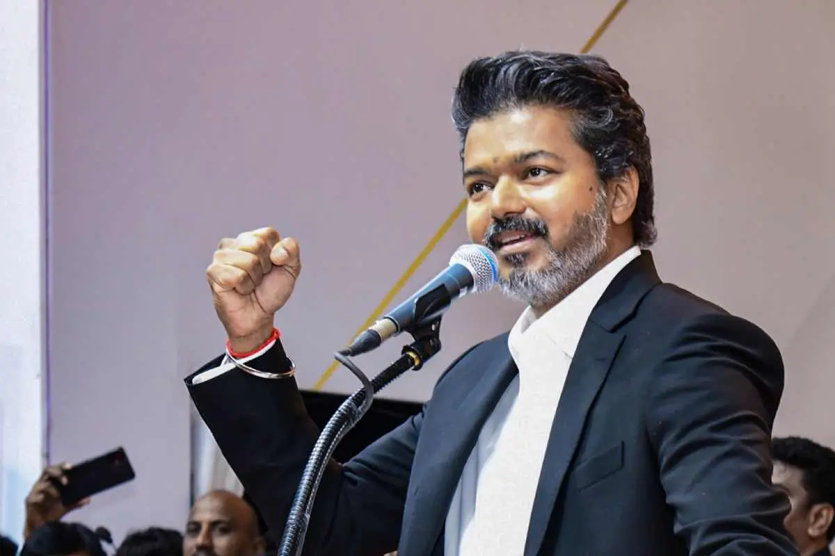 തമിഴ്നാട് മുഖ്യമന്ത്രി സി. ജോസഫ് വിജയ് | ഫയല്ചിത്രം | ഫോട്ടോ: പിടിഐ
