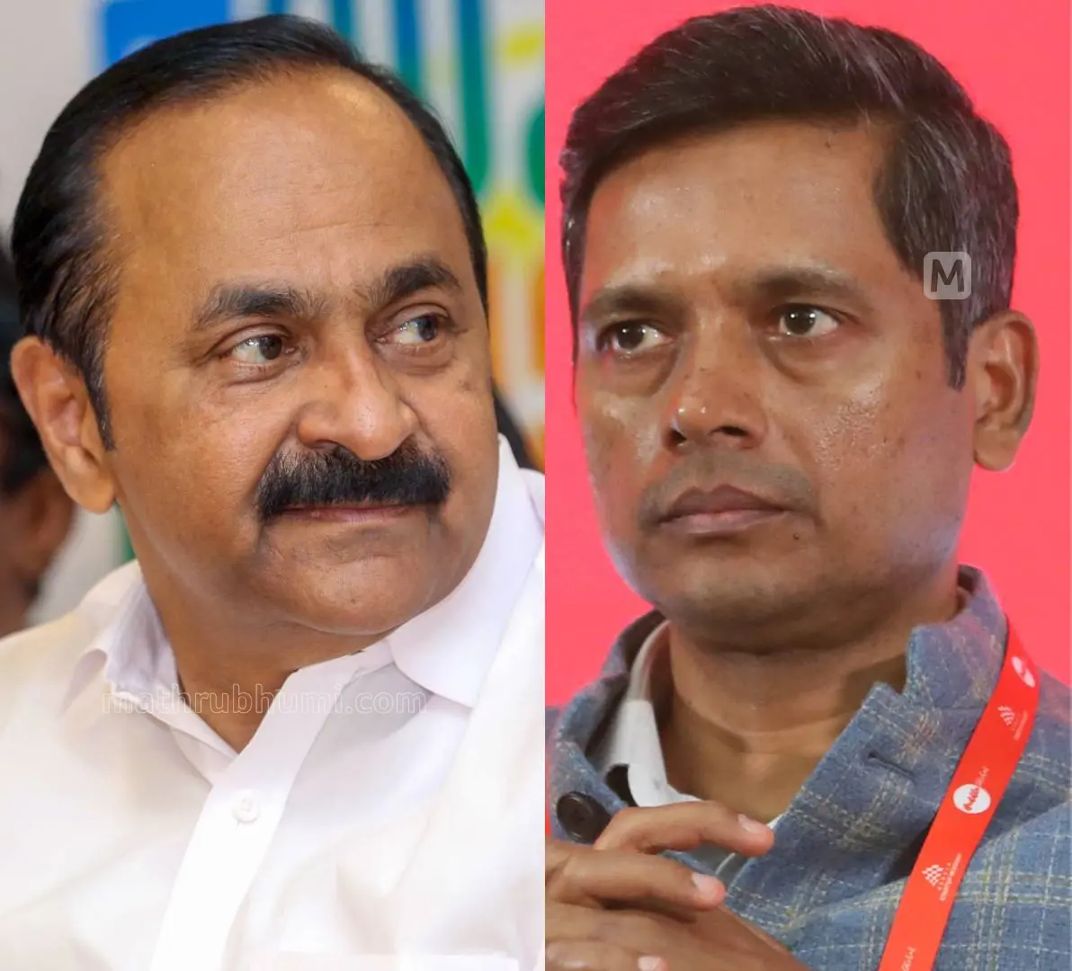 വി.ഡി. സതീശൻ, രത്തൻ കേൽക്കർ | Photo: Mathrubhumi