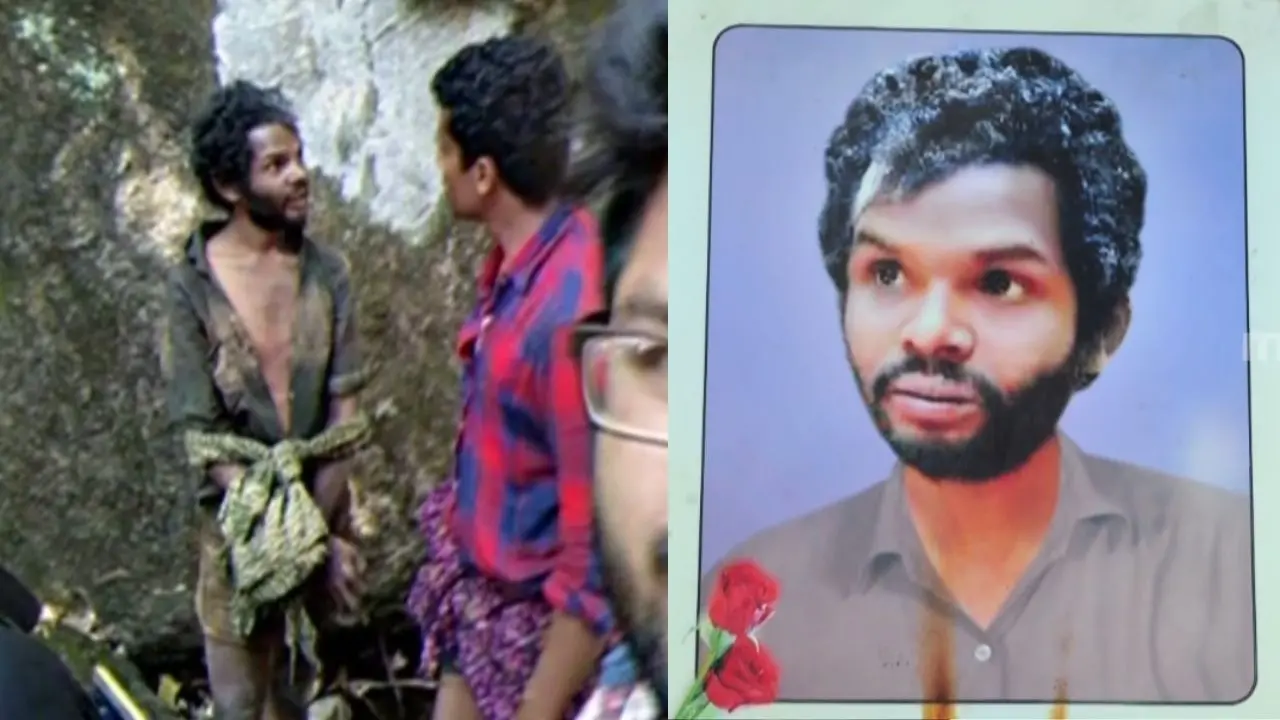 മധുവിനെ ആൾക്കൂട്ടം വിചാരണ ചെയ്യുന്നു, മധു (mbtv screengrab)