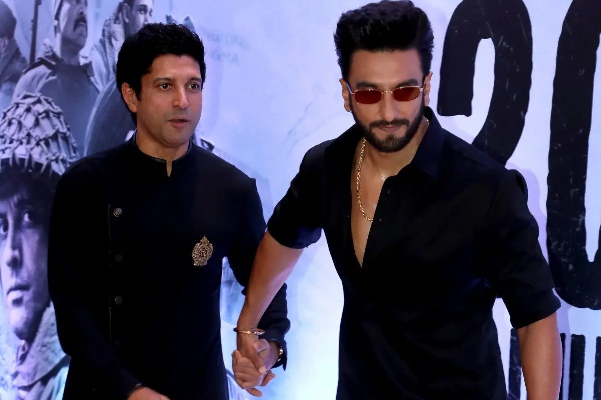 Actors Farhan Akhtar and Ranveer Singh