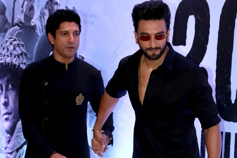 Actors Farhan Akhtar and Ranveer Singh