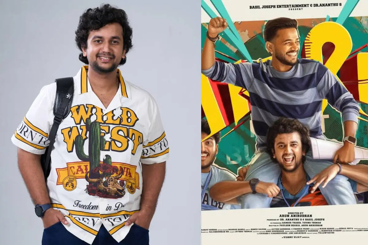 ഷെല്വിന്, ചിത്രത്തിൻെറ പോസ്റ്ററിൽ ബേസിലിനൊപ്പം ഷെല്വിന്.