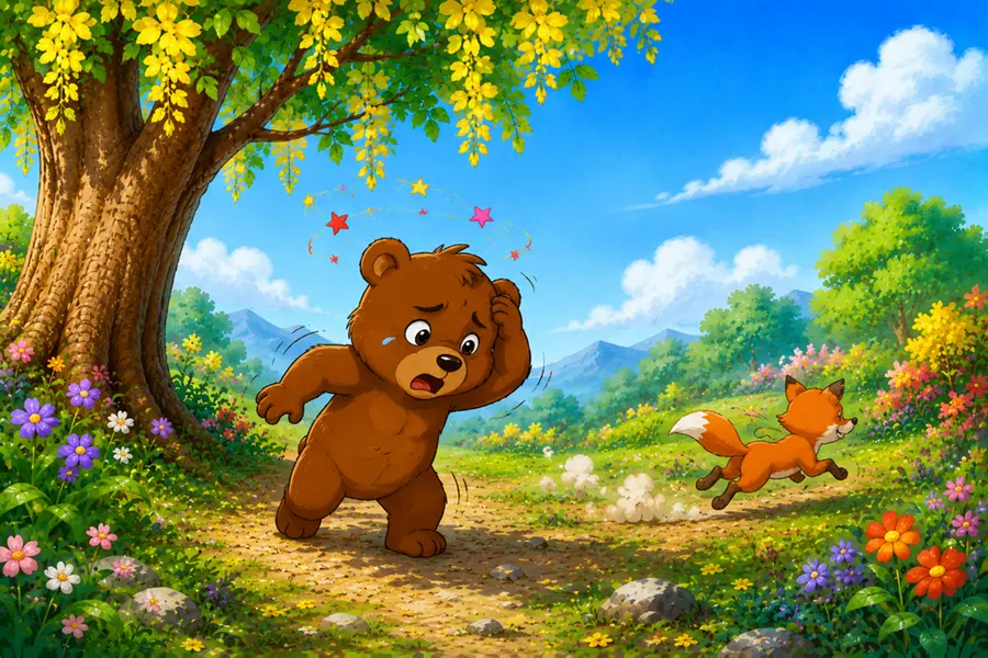 bear and fox