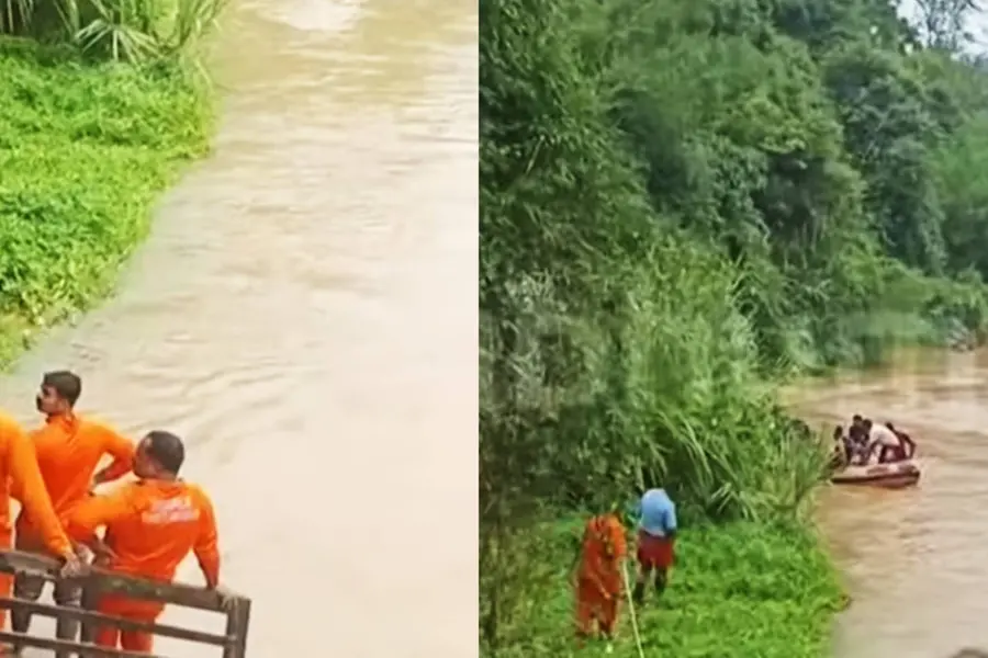 കരമനയാറ്റിൽ ഒഴുക്കിൽപ്പെട്ട് സൈനികനെ കാണാതായി; സ്കൂബാ ടീം തിരച്ചിൽ നടത്തുന്നു