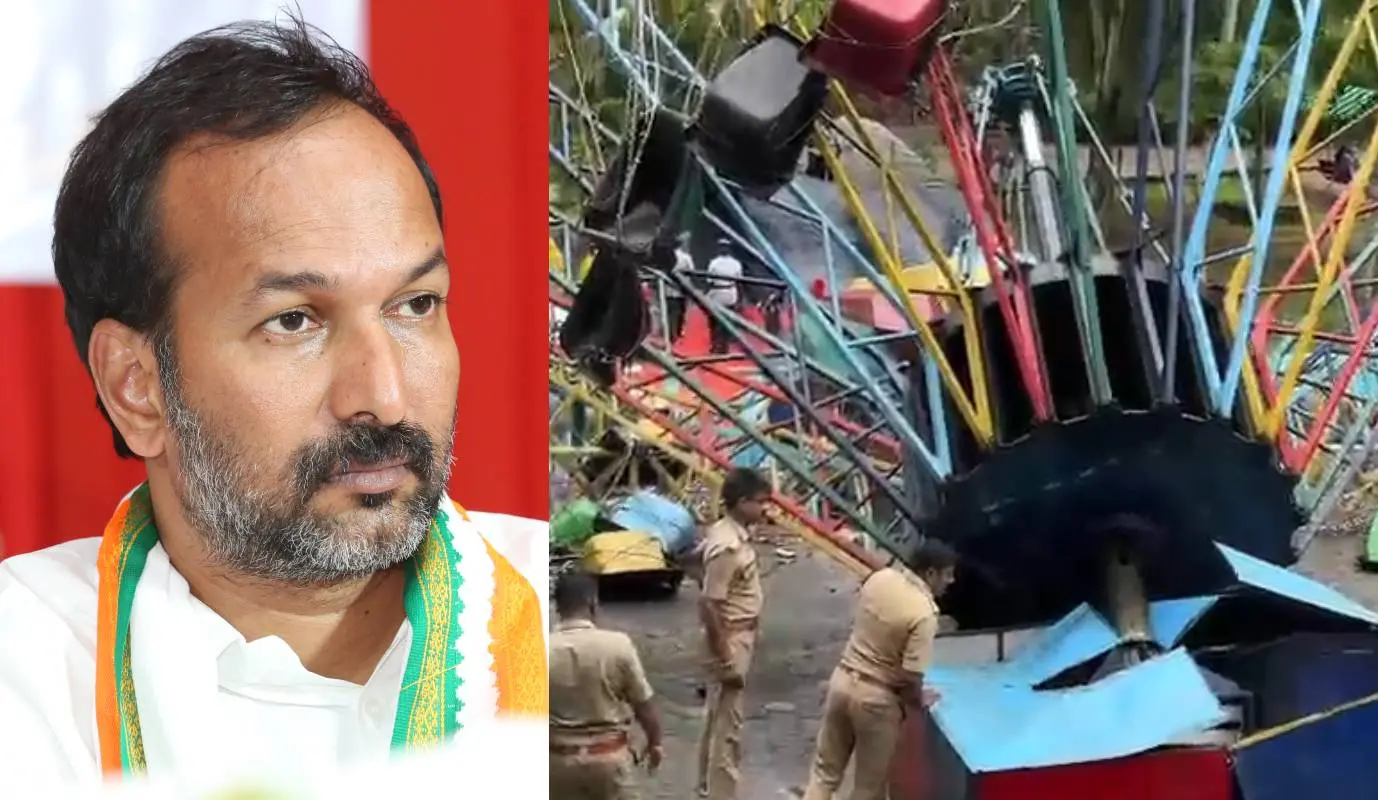 പി.സി. വിഷ്ണുനാഥ്, അപകടം നടന്ന സ്ഥലം | Photo: Mathrubhumi