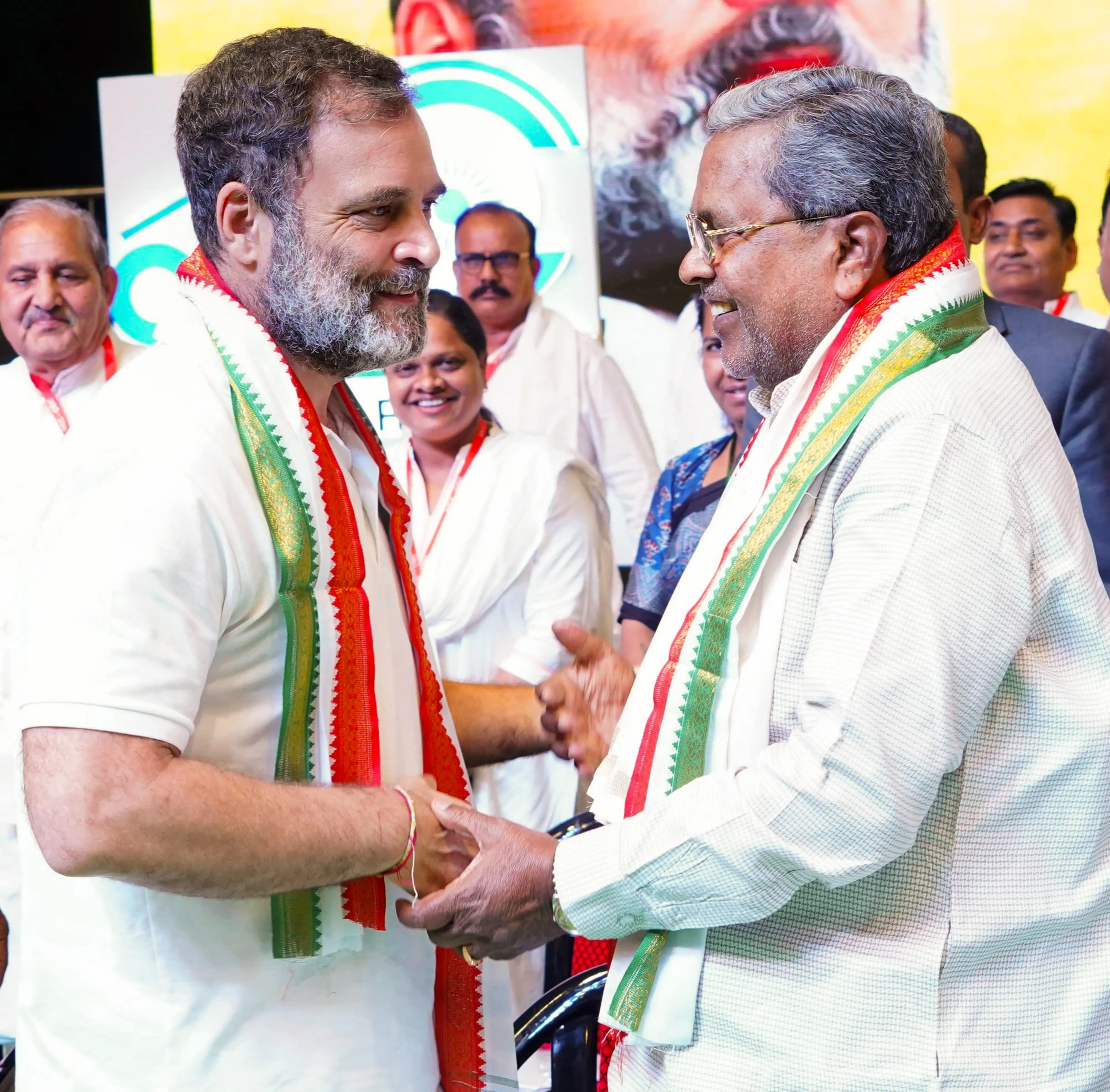 രാഹുൽഗാന്ധിയും സിദ്ധരാമയ്യയും | File Photo: PTI