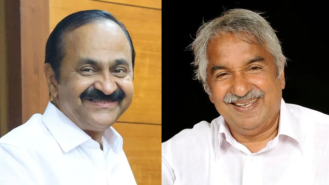 വി.ഡി. സതീശൻ | ചിത്രം: ശിവപ്രസാദ് ജി., മാതൃഭൂമി | ഉമ്മൻ ചാണ്ടി (ഫയൽചിത്രം)