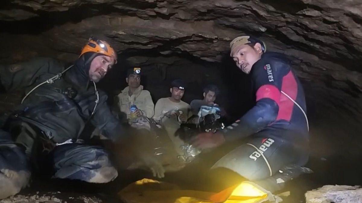 Four more villagers rescued from flooded Laos cave after 10 days; two still missing