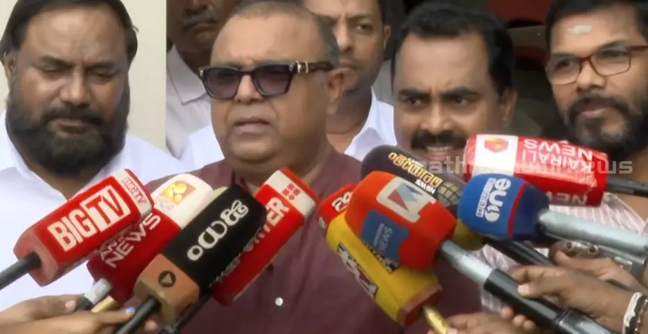 തുഷാർ വെള്ളാപ്പള്ളി | Photo: Screengrab/Mathrubhumi News
