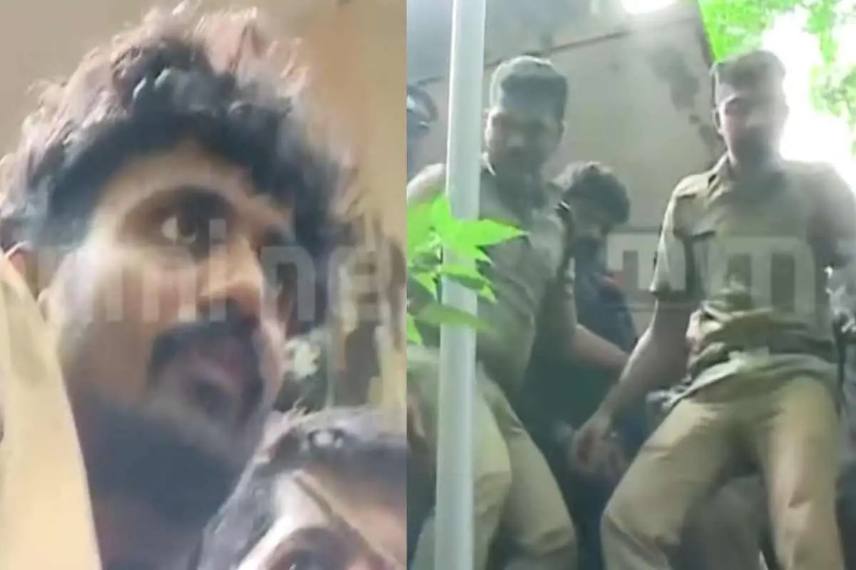 Accused taken for evidence collection | Screengrab: Mathrubhumi News