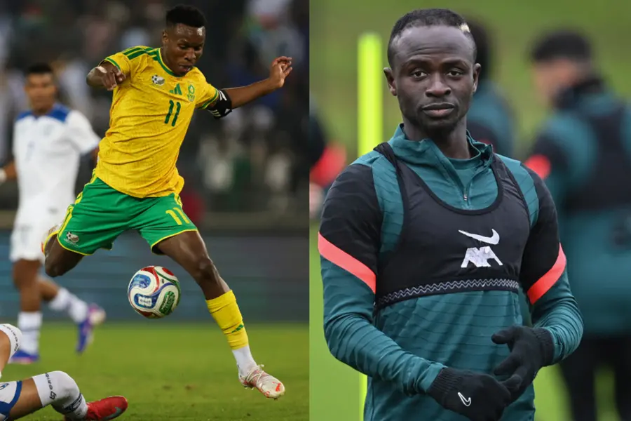 Themba Zwane, Sadio Mane