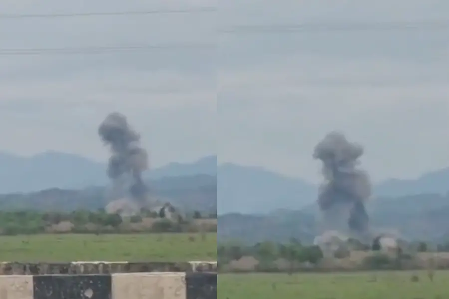 high-calibre bomb testing