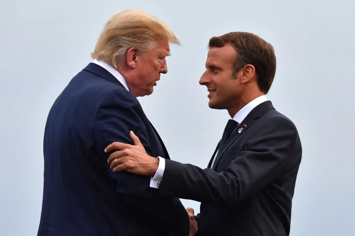 French President Emmanuel Macron and US President Donald Trump (File photo: AFP)