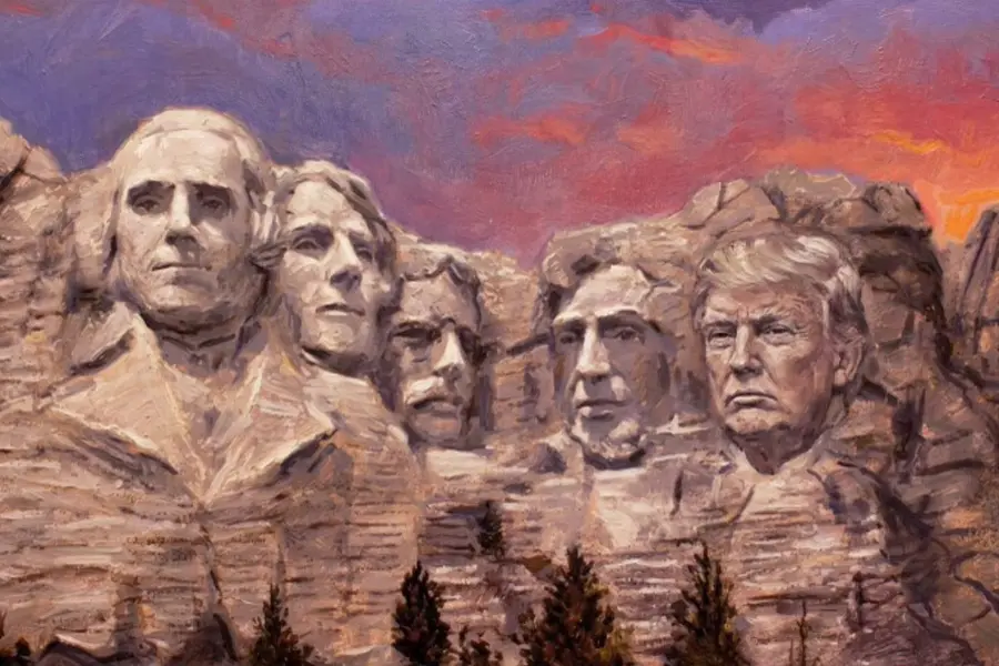 Trump puts himself on Mount Rushmore again; viral post sparks questions