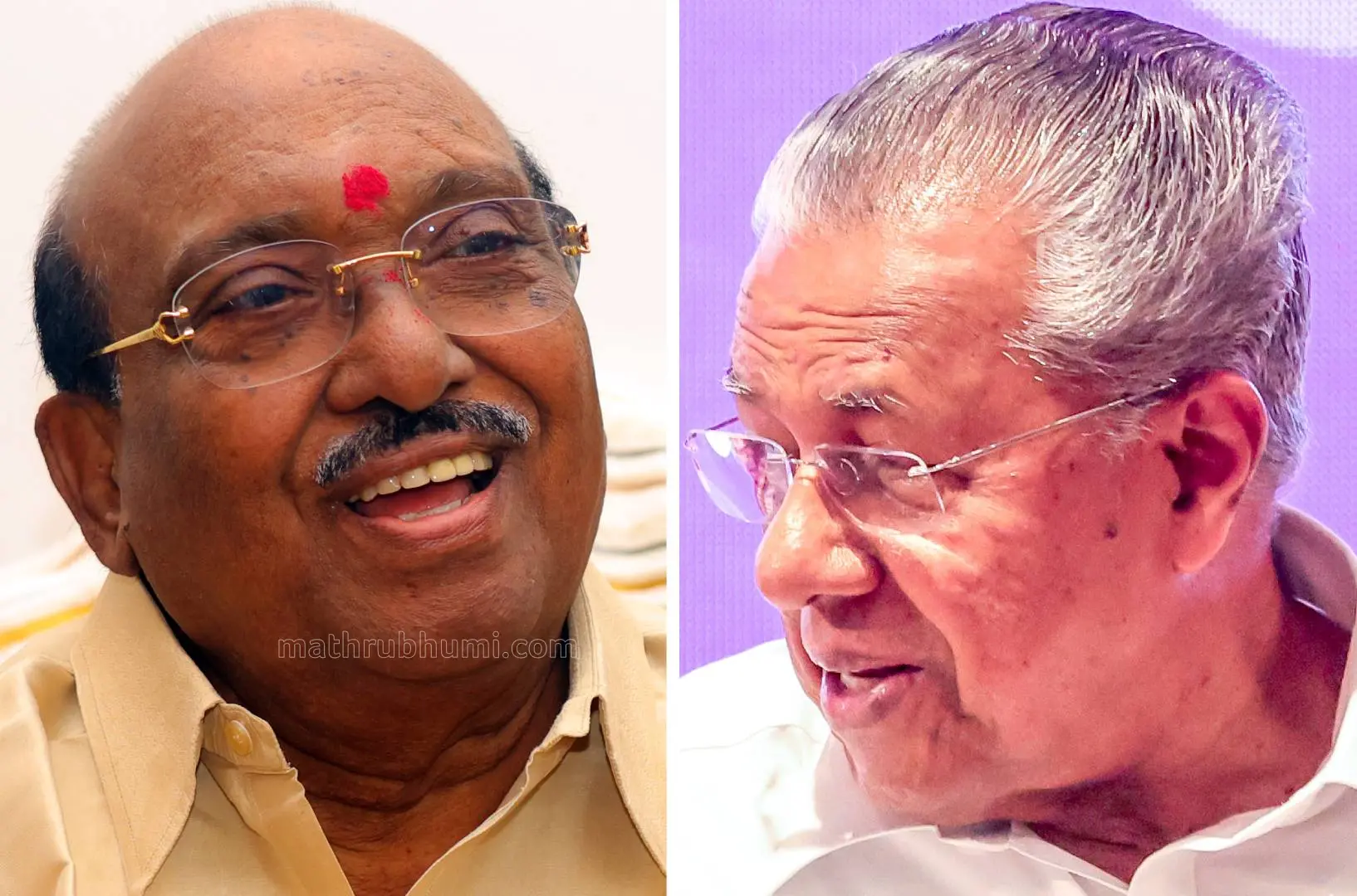 വെള്ളാപ്പള്ളി നടേശൻ, പിണറായി വിജയൻ | Photo: Mathrubhumi